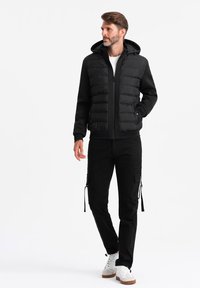Ombre QUILTED WITH HOOD  - Giacca invernale - black