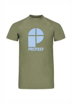 Protest BERENTS  SHORT SLEEVE - T-shirt de surf - artichoke green