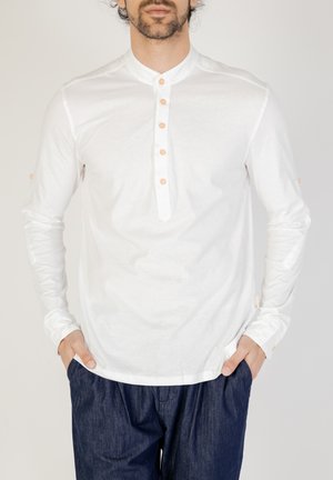 Gianni Lupo Maglietta a manica lunga - white
