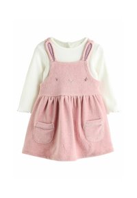 Next REGULAR FIT SET - Body - pink bunny velour