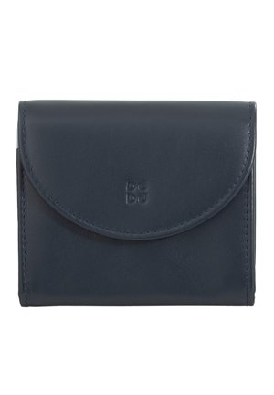 MINI IN VERA CON  ZIP CHIUSURA A BOTTONE  COMPATTO - Wallet - navy