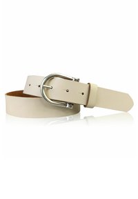 FRONHOFER Women's Leather Belt - 0.6 Inch Slim Belt With Silver Ring Buckle, Genuine Cowhide For Dresses & Pants