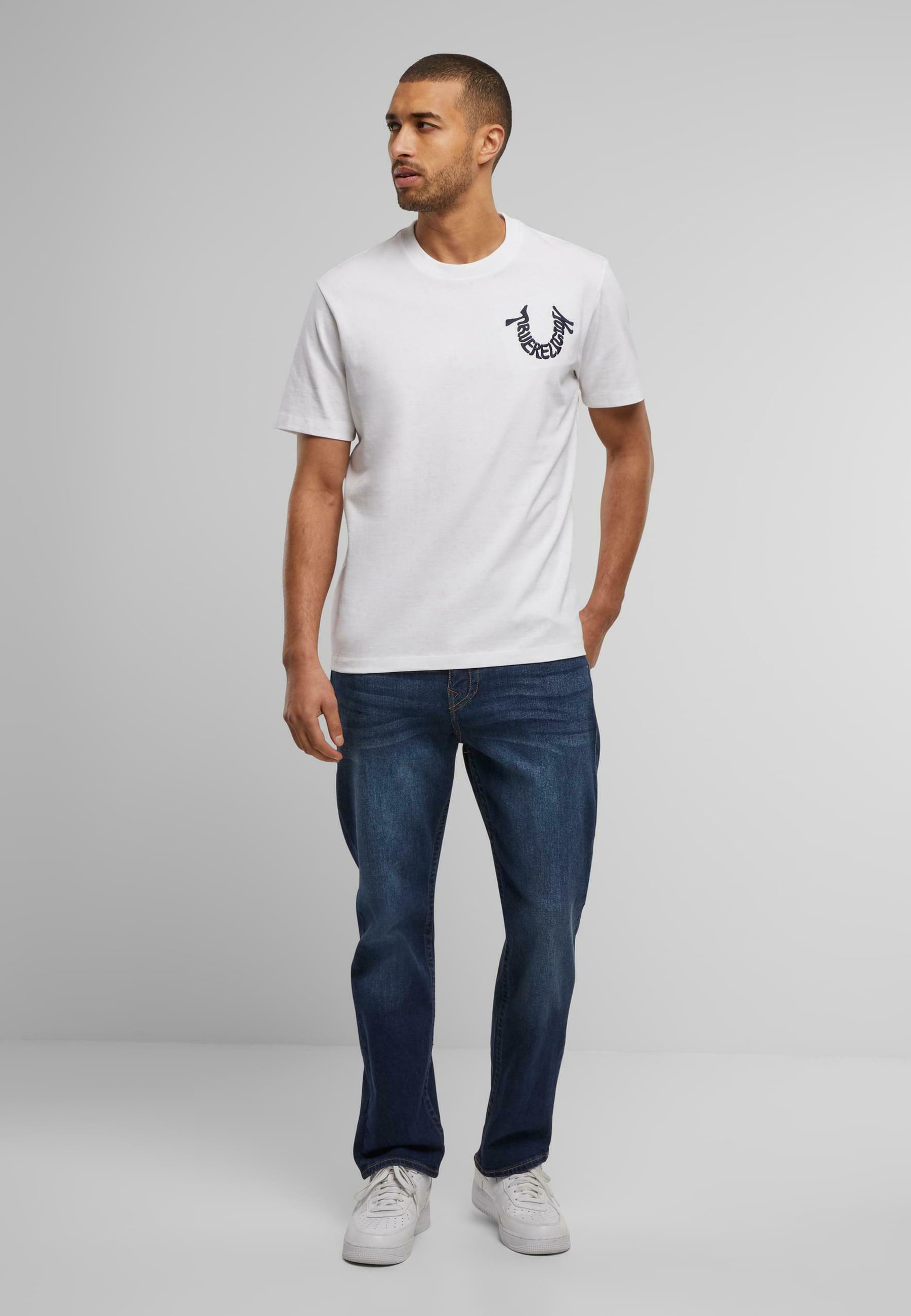 True Religion Blugi drepți - dark washed blue/bleumarin - Zalando.ro