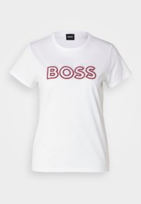 BOSS BALANCE RN - T-shirt con stampa - black one/nero BOSS BALANCE RN - T-shirt con stampa - black one/nero