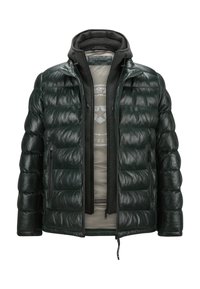 Milestone MSCALLISTO - Lederjacke - dunkelgrün