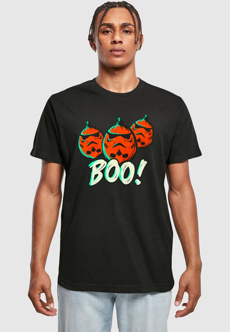 ABSOLUTE CULT STAR WARS - STORM TROOPER HALLOWEEN PUMPKINS - Triko s potiskem - black