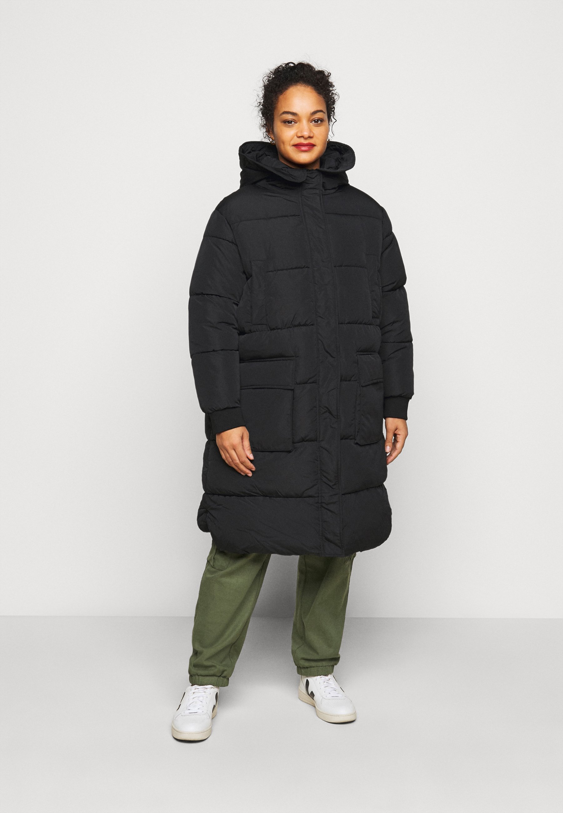 PCSEVIGNE PADDED JACKET Winterjas black PCSEVIGNE PADDED JACKET Winterjas black