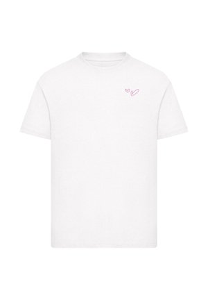 Trükipildiga T-särk - white