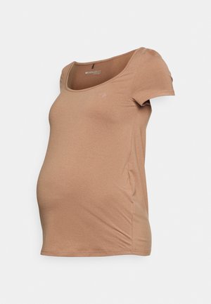 Even&Odd active Lihtne T-särk - light brown