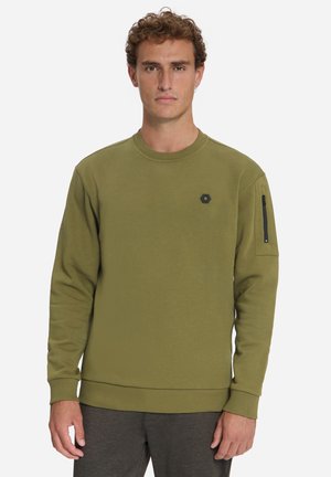 NO EXCESS, CREW NECK SWEATER - Sweater - moss