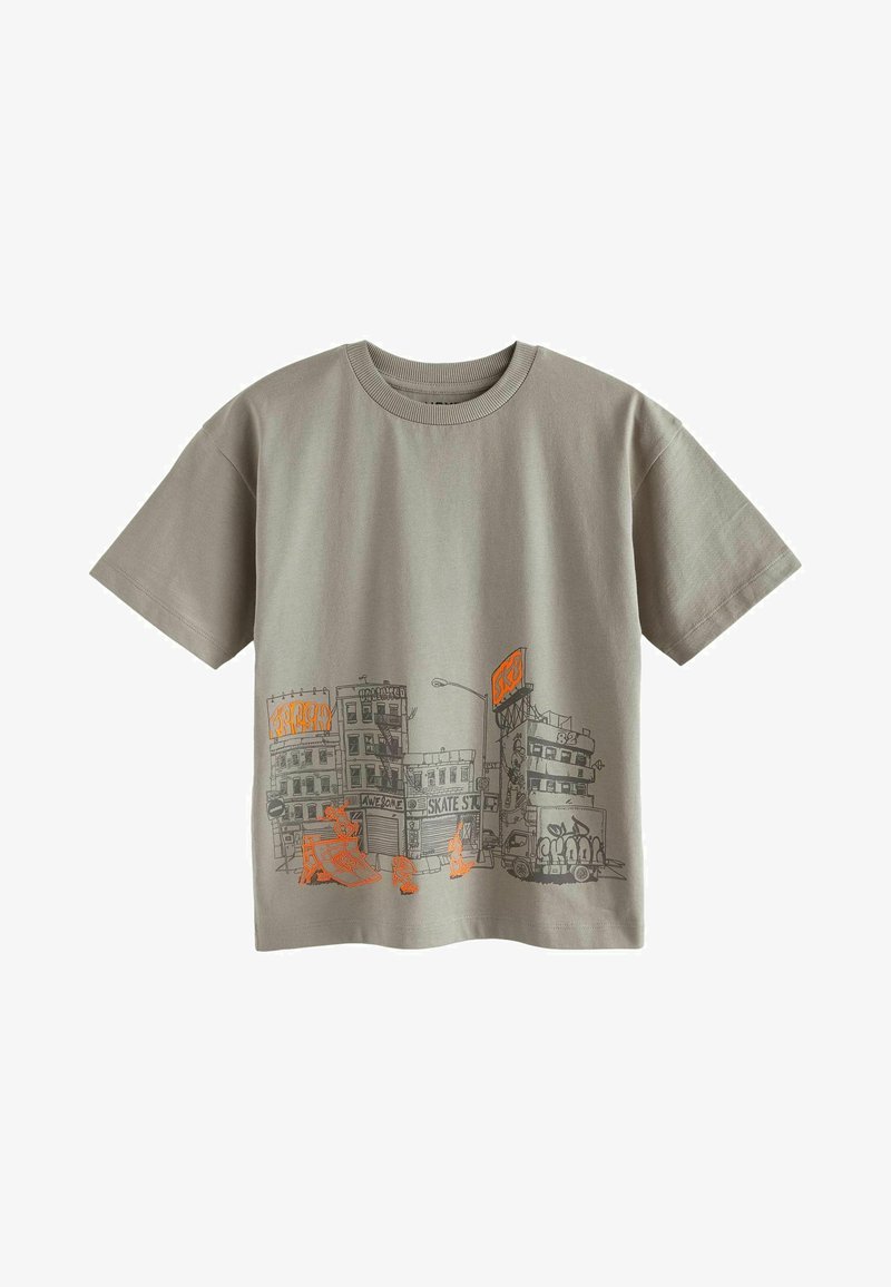 Next SHORT SLEEVE GRAPHIC STANDARD - Trükipildiga T-särk - cement skate