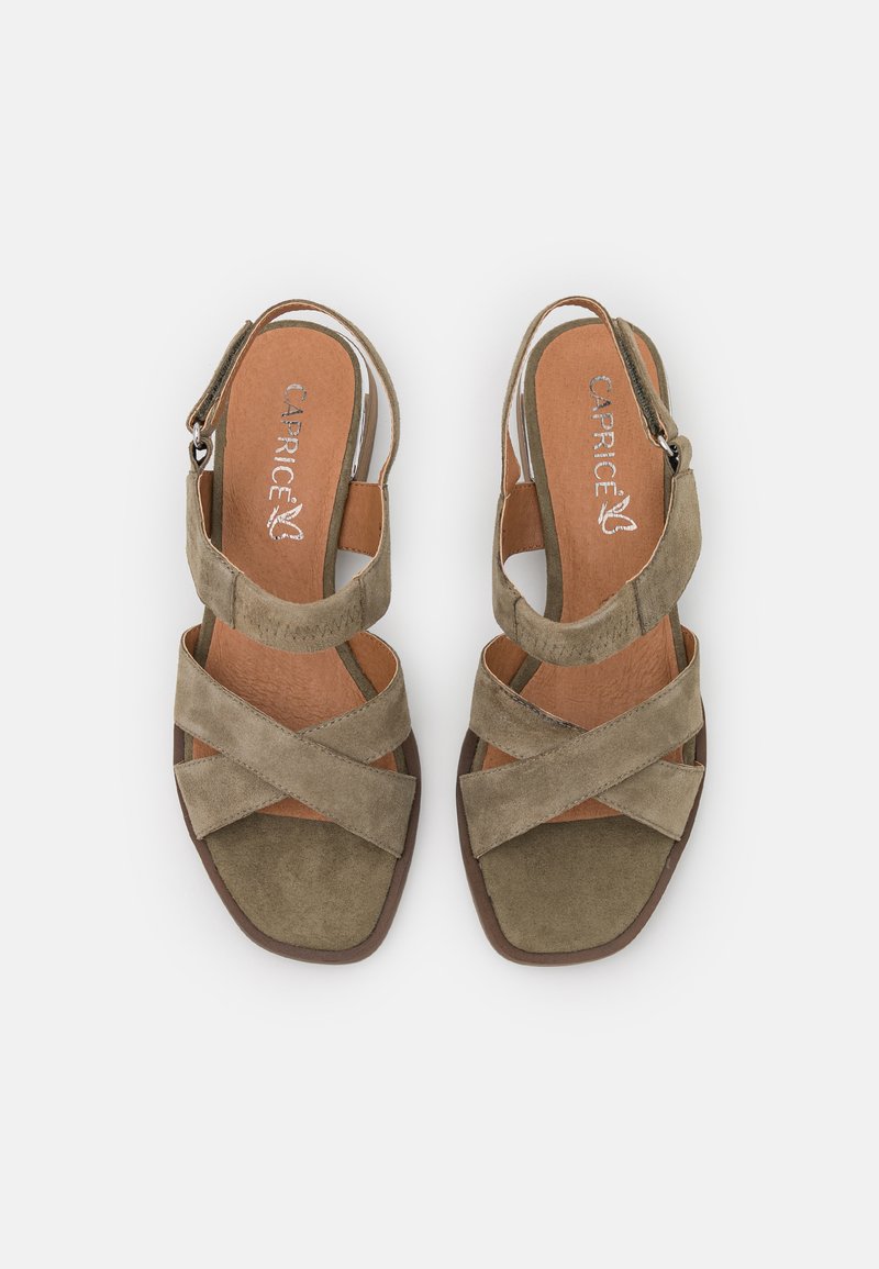 Caprice Sandals Cactus Olive Zalando Ie Caprice Sandals Cactus Olive Zalando Ie