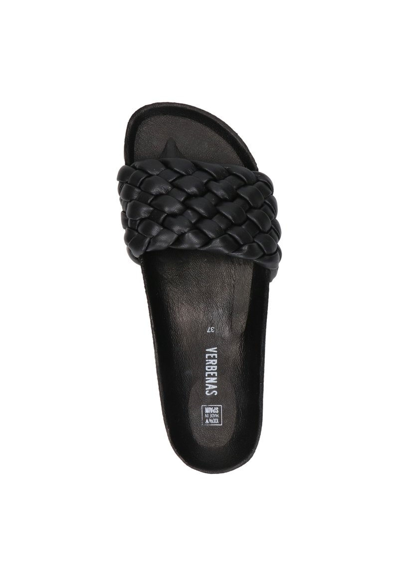 Damen Flache Pantoletten | VERBENAS Pantolette flach zwart/schwarz - OW73918 Damen Flache Pantoletten | VERBENAS Pantolette flach zwart/schwarz - OW73918