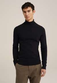 WE Fashion - THE MERINO - Jumper - black Thumbnail Image 1