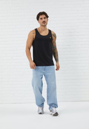 3 PACK - Débardeur - black/white/bordeaux