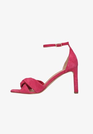 Manfield, Sandalen met hoge hak - rosé