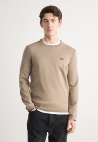 BOSS EVER - Pulover - light green