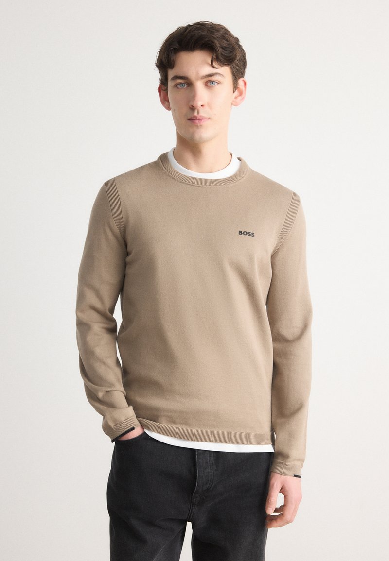 BOSS EVER - Pulover - light green