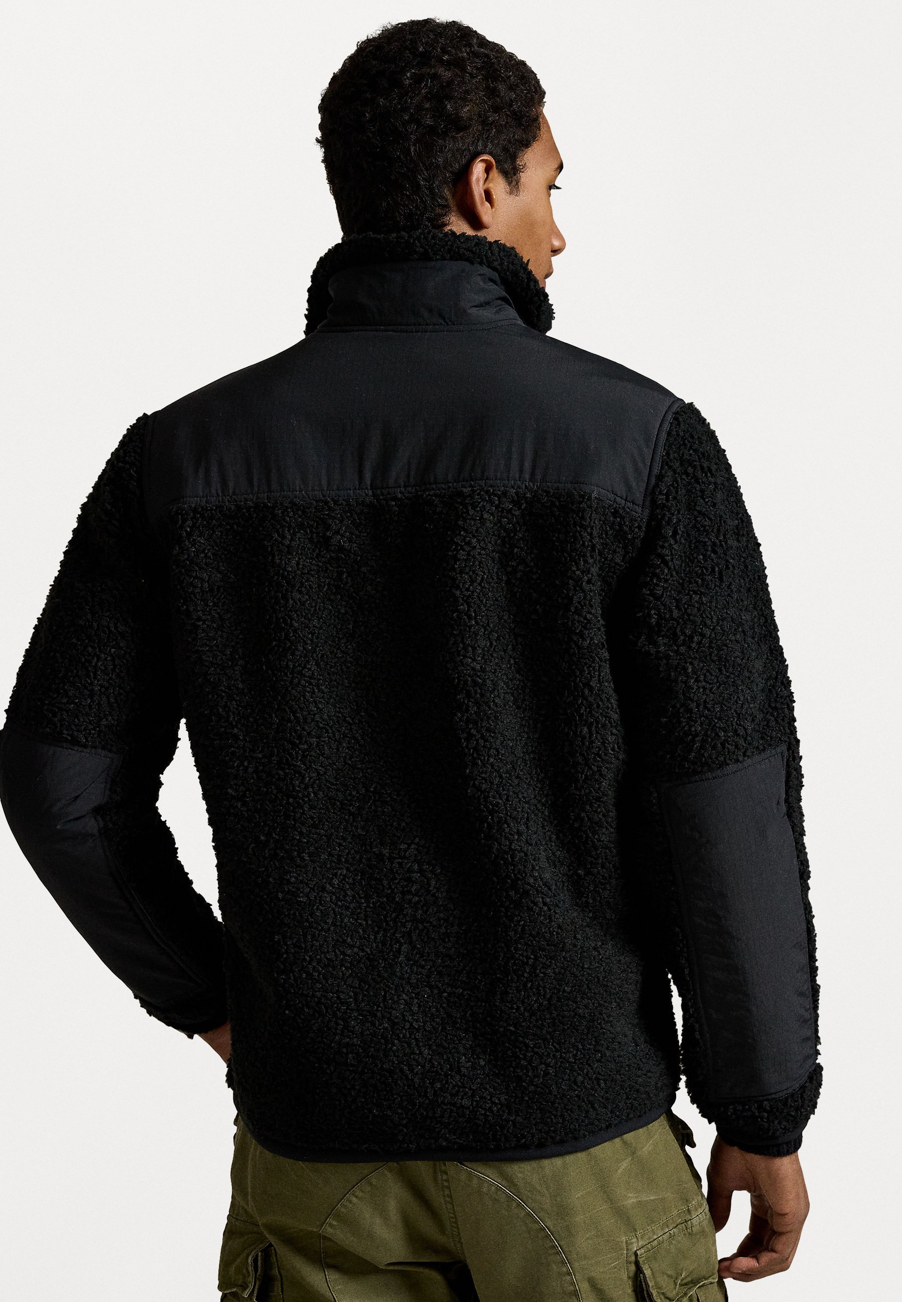 Polo Ralph Lauren HYBRID MOCKNECK JACKET - Fleece jacket - black