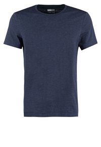 Tricou basic - dark blue melange
