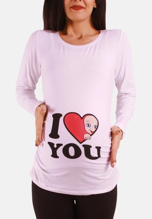 I LOVE YOU - Langarmshirt - light pink