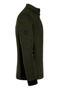 normani Outdoor Sports OUTDOOR ÜBERGANGS STRICKJACKE MIT SEITENTASCHEN - Fleecejacke - oliv