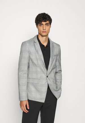 Brave Soul KERRINGTON - Blazer jacket - light grey