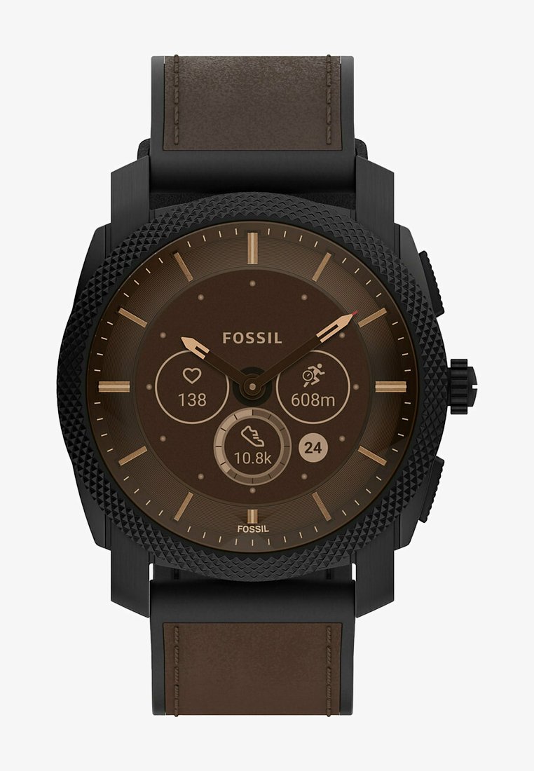 Fossil Rannekello ajanottotoiminnolla - schwarz