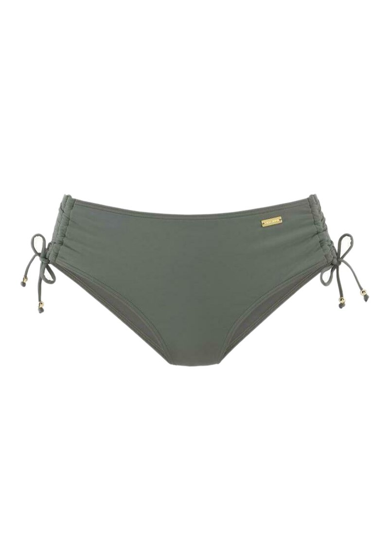 LASCANA - Tettsittende badebukse - green, Forstørre