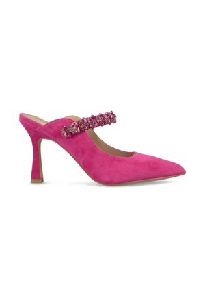 Muiltjes met hak - Marbled fuchsia