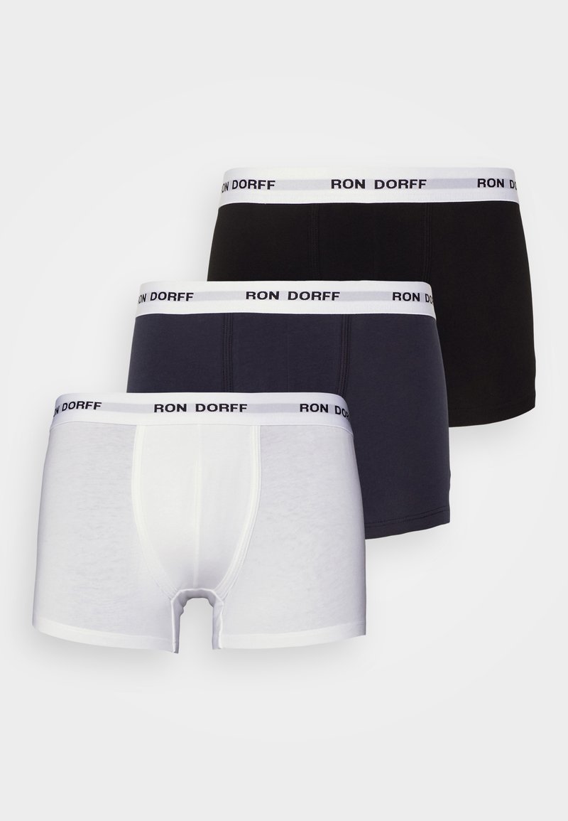 Ron Dorff RON DORFF BOXER BRIEFS 3 PACK - Boxer briefs - black/white ...