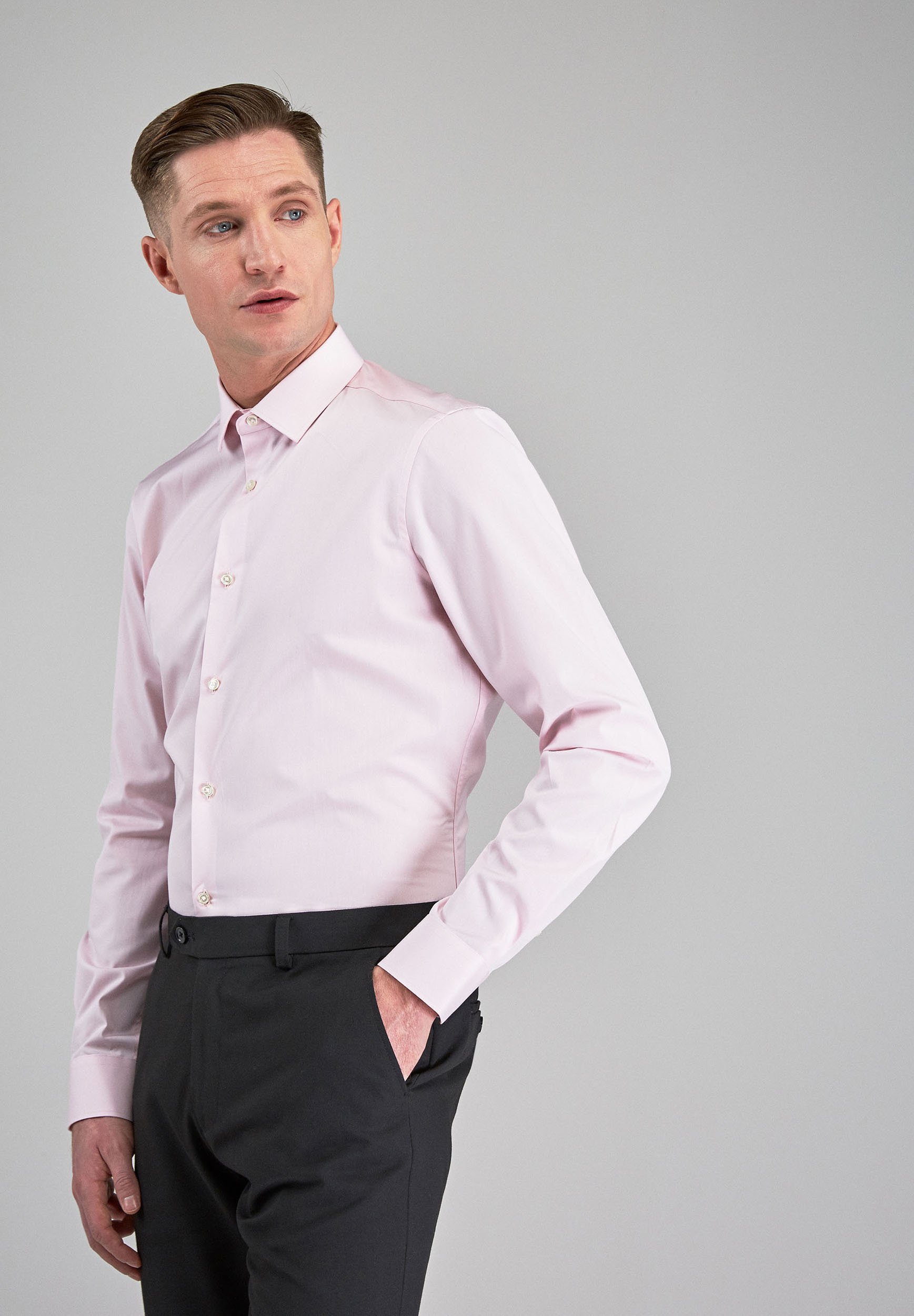 Next REGULAR FIT - Camisa elegante - pink/rosa - Zalando.es