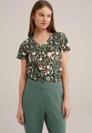 WE Fashion Camiseta estampada - green