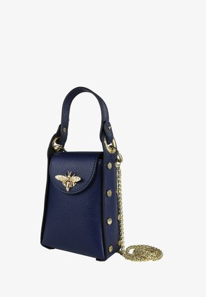 DrachenLeder Cross body bag - blau