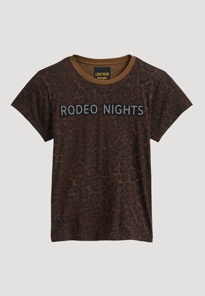 Wrangler, WRANGLER X LAINEY WILSON RODEO NIGHTS TEE - Тениска с щампа - leopard print