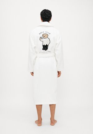 SHAWL SLEEP ROBE - Accappatoio - white