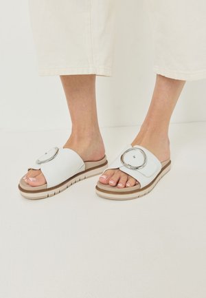 Tamaris PANTOLETTE - Tagant lahtised kingad - white nappa