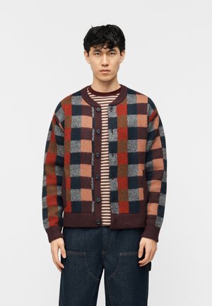 RELAXED CREW - Kardigán - tuscan red