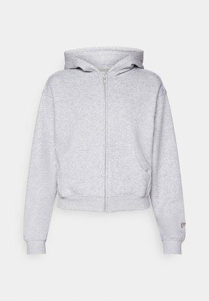Fabletics COZY FULL ZIP HOODIE - Sudadera con cremallera - classic grey heather