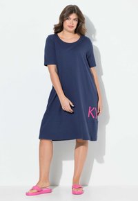 LAURASØN Vestito di maglina - navy blue
