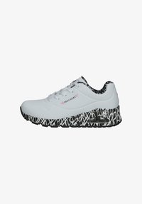 Non selezionato, white durabuck/ black& white mesh trim