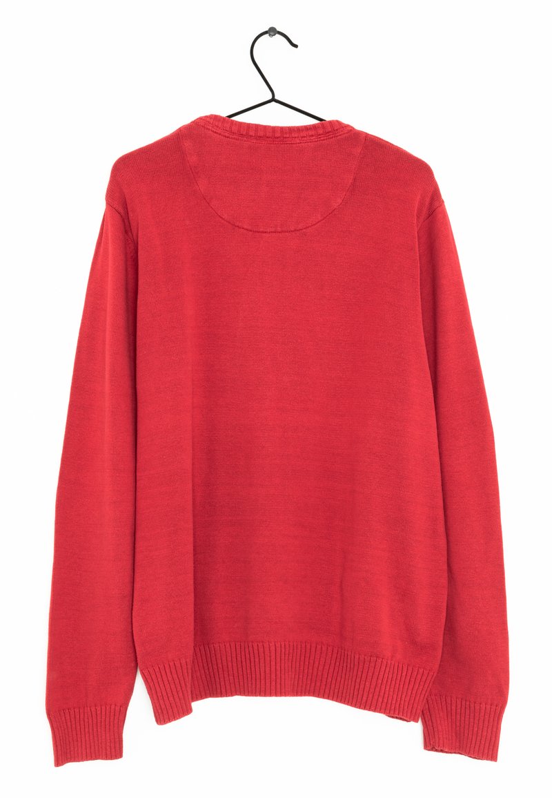 red timberland jumper