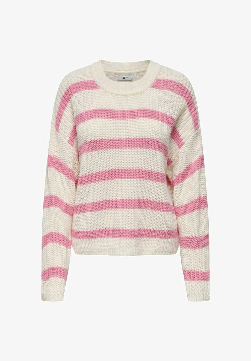 JDY JDYJUSTY STRIPE - Strickpullover - pink