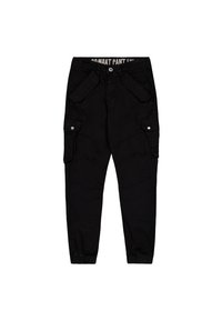 COMBAT - Cargo trousers - black