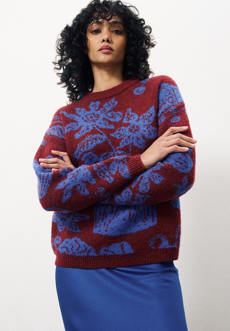 FRNCH EGENIE - Pullover - flora blue