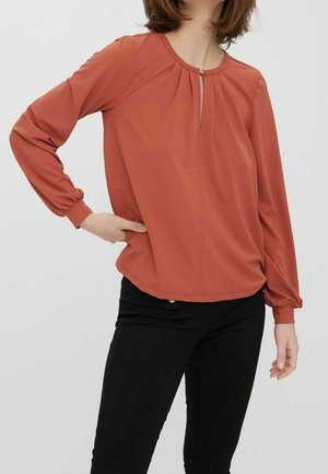Blouse - cognac