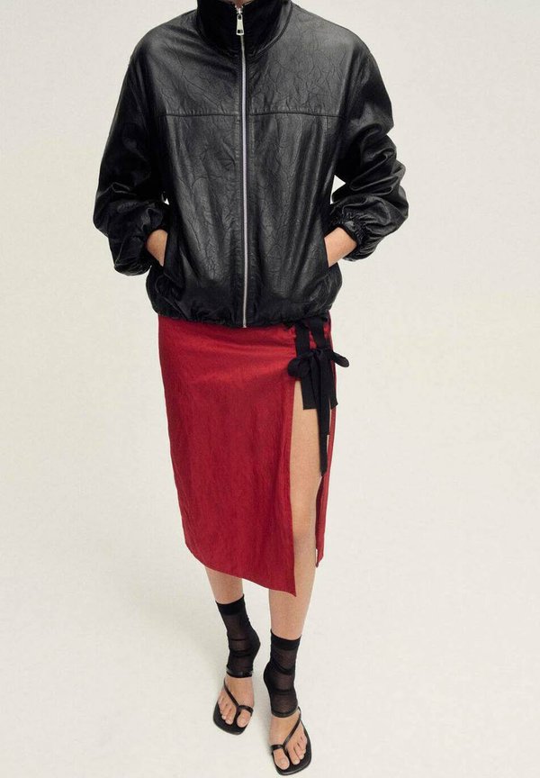 ANEMONA - Wrap skirt - rood