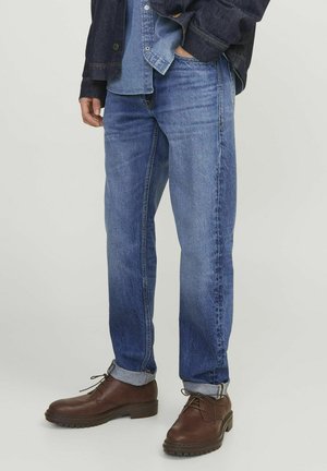 Jack & Jones COMFORT MIKE COLE CJ - Traperice ravnih nogavica - blue denim