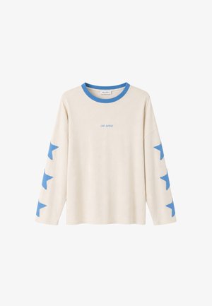 OH APRIL, VENETIA LONGSLEEVE STARS - Μπλούζα με μακριά μανίκια - off white