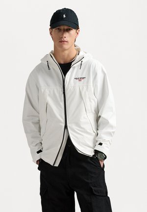 POLO SPORT HOODED JACKET UNISEX - Sommerjakke - deckwash white